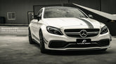 Future Design Carbon W205 C63 AMG Sedan / Coupe Carbon Fiber Front Canards - Performance SpeedShop